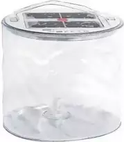 Ultron Folding LED lamp in white color, solar-powered