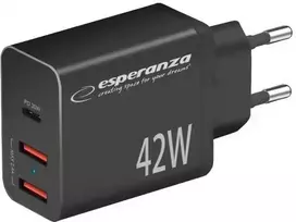 EZC106K 42W USB-C + 2xUSB-A Black