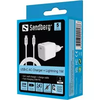 441-57 USB-C 20W Charger + USB-C to Lightning cable,