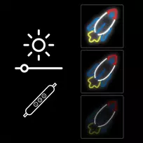SNL91MT Style Neon Lights RAKETA