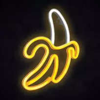 SNL01WHT Style Neon Lights BANAN