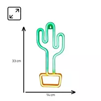 SNL07GNT Style Neon Lights CACTUS Green/Yellow
