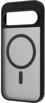Magnetic Soft Touch Case Google Pixel 9 Black-Grey
