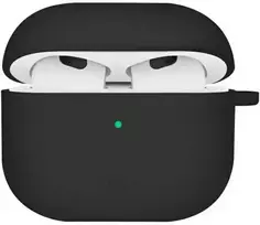 Nexo Case AirPods 4 + Ear Hooks Silicone Black