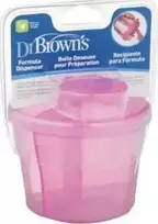 Dr. Browns AC038 – rožinis pieno miltelių indas