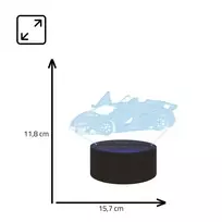 SNL64RGB LED lamp Light decoration Car 3D RGB