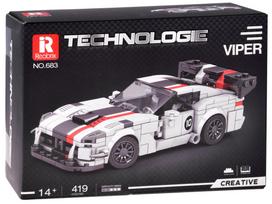 Konstruktorius, automobilis Technologie Viper, 419 vnt., balta sp.