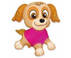Balionas figūrinis Flexmetal Paw Patrol Skye, ruda sp./rožinė sp.