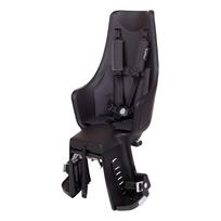 Dviračio kėdutė BoBike Exclusive® Maxi Plus // su galiniu žibintu, tvirtinimas ant bagažinės (juoda)