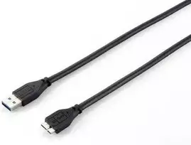 „Equip USB-A 3.0 – micro B kabelis, 1,80 m, juodas, polietileniniame maišelyje“