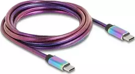 "DELOCK USB-C 2.0 Kabel Stecker zu Stecker PD 3.0 60W 2m"