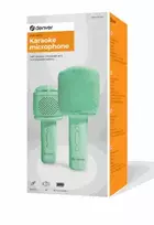 Denver KMS-30 Microphone with BT Speaker for Karaoke Green