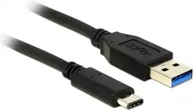 „USB3.1 USB tipo A kištukas > USB Type-C™ kištukas 0,5 m juodas Delock“