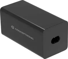 „CONCEPTRONIC 6 prievadų GaN įkroviklis, 4xUSB-C / 2xA200WPD3.1 / PPS, juodas“