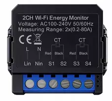 Inteligentny dwukierunkowy licznik energii Avatto WiFi WPM16-2