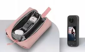 Torba Sunnylife do OSMO 360/ Insta360 GO Ultra/ OP 3/ kamerę sportową/ smartfon/ OSMO (różowa)