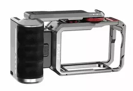 Tytanowa klatka rozszerzająca z uchwytem i dodatkowymi przyłączami Puluz dla DJI Osmo Action 6