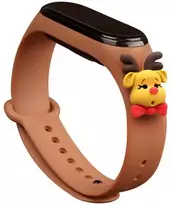 „Xiaomi Mi Band 5/6“ – rudos spalvos Kalėdų elniukas