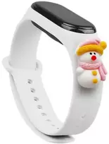 Xiaomi Mi Band 5/6 White Xmas Snowman 2