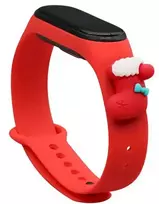 Xiaomi Mi Band 5/6 Red Xmas Sock