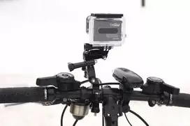 Bicycle Mount for Cameras Gopro Hero 4 3+ 3 2 1 + 3D Arm/Joints