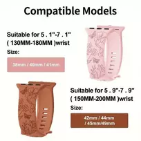 Silicone Strap for Apple Watch серии 38/40/41 mm Pink
