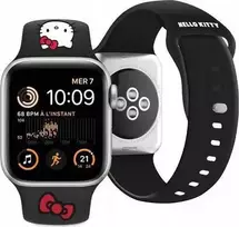 Silicone Kitty Head Strap Apple Watch 42/44/45/49mm Black