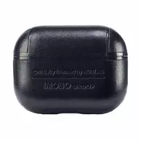 Leather Big Logo AirPods Pro 2 cover black