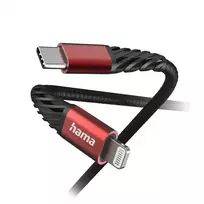 00201541 Extreme Charging Cable USB-C - Lightning 1.5m Nylon black/red