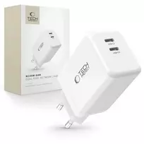 NC45W-GAN Dual Port Network Charger White