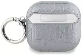 Monogram Karl Head Case Apple Airpods 4 Silver