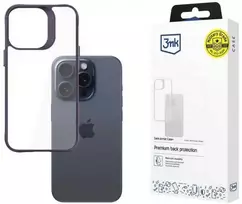Satin Armor Case+ Apple iPhone 15 Pro Purple-Transparent