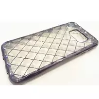 Diamond Grid for Samsung Galaxy S6 G920 Dark silver