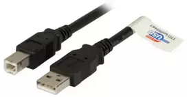 K5256SW.5 USB A/USB B 2m Black