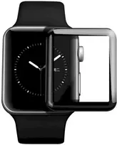 "Ceramic glass 9D full with frame Apple Watch 1/2/3 42 mm" Black