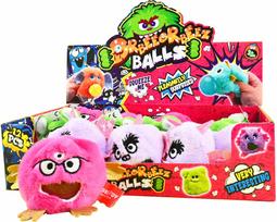Antistresinis žaislas SQUEEZE Plush Monster Glitter, įv. rūšių