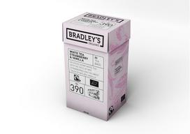 Bradley’s ekologiška braškių ir vanilės skonio baltoji arbata 25 pak.