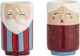 Bloomingville Druskinė ir pipirinė Granny raudonos, 2 dalių rinkinys