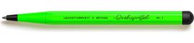 Leuchtturm 1917 Tušinukas su juodu rašalu Drehgriffel Nr. 1 Luminous neoninis žalias