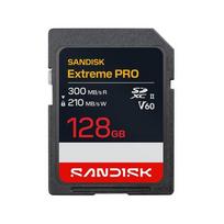 SanDisk Extreme PRO SDXC 128GB R300MB/s W210MB/s UHS-II V60 atminties kortelė
