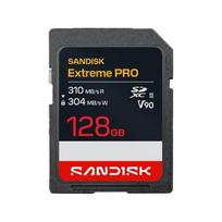 SanDisk Extreme PRO SDXC 128GB R310MB/s W304MB/s UHS-II V90 atminties kortelė