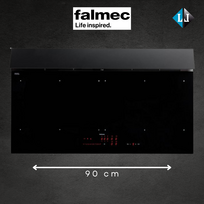 Indukcinė kaitlentė su integruotu garų surinkėju Falmec Brera, 90 cm, 800 m3/h - NEMOKAMAS PRISTATYMAS