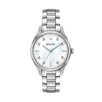 Laikrodis BULOVA Stainless Steel CLASSIC SUTTON MOP DIAMONDS LADY 96P199