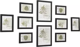 Nuotraukų rėmelis SONGMICS nuotraukų rėmelių rinkinys, 10 vnt., 20 x 25, 13 x 18 ir 10 x 15 cm, RPF310H