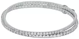 „Michael Kors Brilliance Kors MKJ8359CZ040“ dviguba teniso apyrankė su cirkoniais