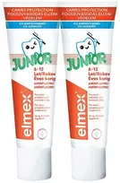 Elmex Vaikiška dantų pasta Junior Duopack 2 x 75 ml