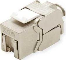 Triton VALUE Cat.6A (EA klasė) Keystone, RJ-45, ekranuotas, sidabrinis, be įrankių