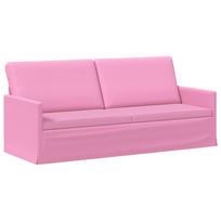 vidaXL 3 vietų sofa Rožinė 190 x 81 x 82 cm Audinys