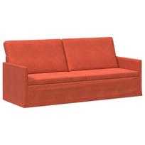 vidaXL 3 vietų sofa Raudona oranžinė 190 x 81 x 82 cm
