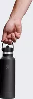 Termo buteliukas Hydro Flask 21 Oz Standard Flex Straw Cap (621 ml) - juodas